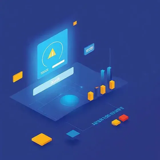 Futuristic data visualization with charts and graphs.