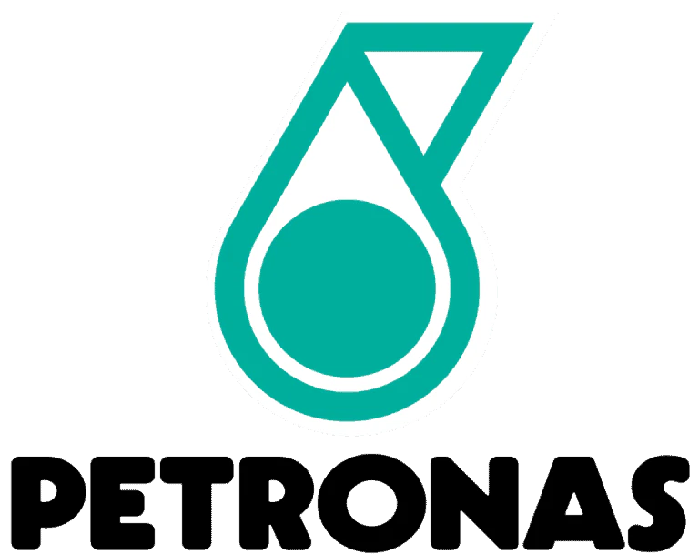 Petronas Logo PETRONAS con goccia verde acqua e cerchio