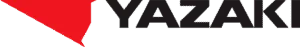 Yazaki logo with red arrow design