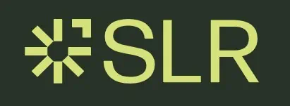 Consulenza SLR Logo SLR con design geometrico