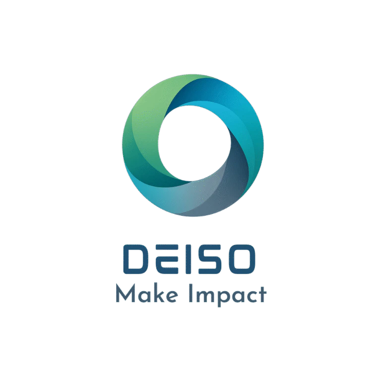 Deiso-logo met de slogan Make Impact.