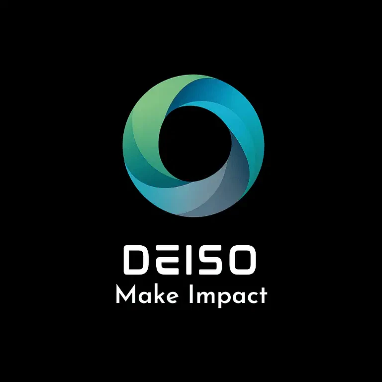 DEISO logo met slogan Make Impact