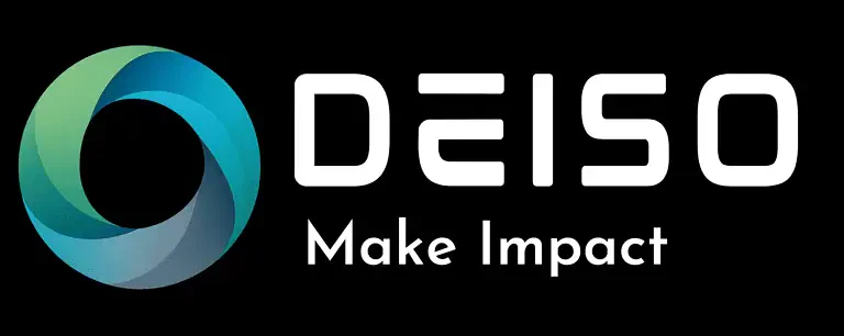DEISO logo met slogan Make Impact