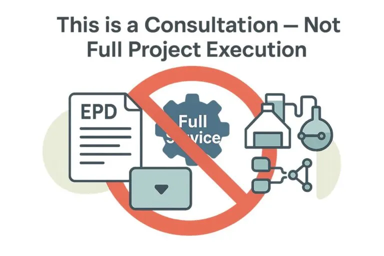 Consultation only, not full project execution illustration.