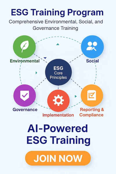 ESG-Schulungsprogramm: Umwelt-, Sozial- und Governance-Prinzipien
